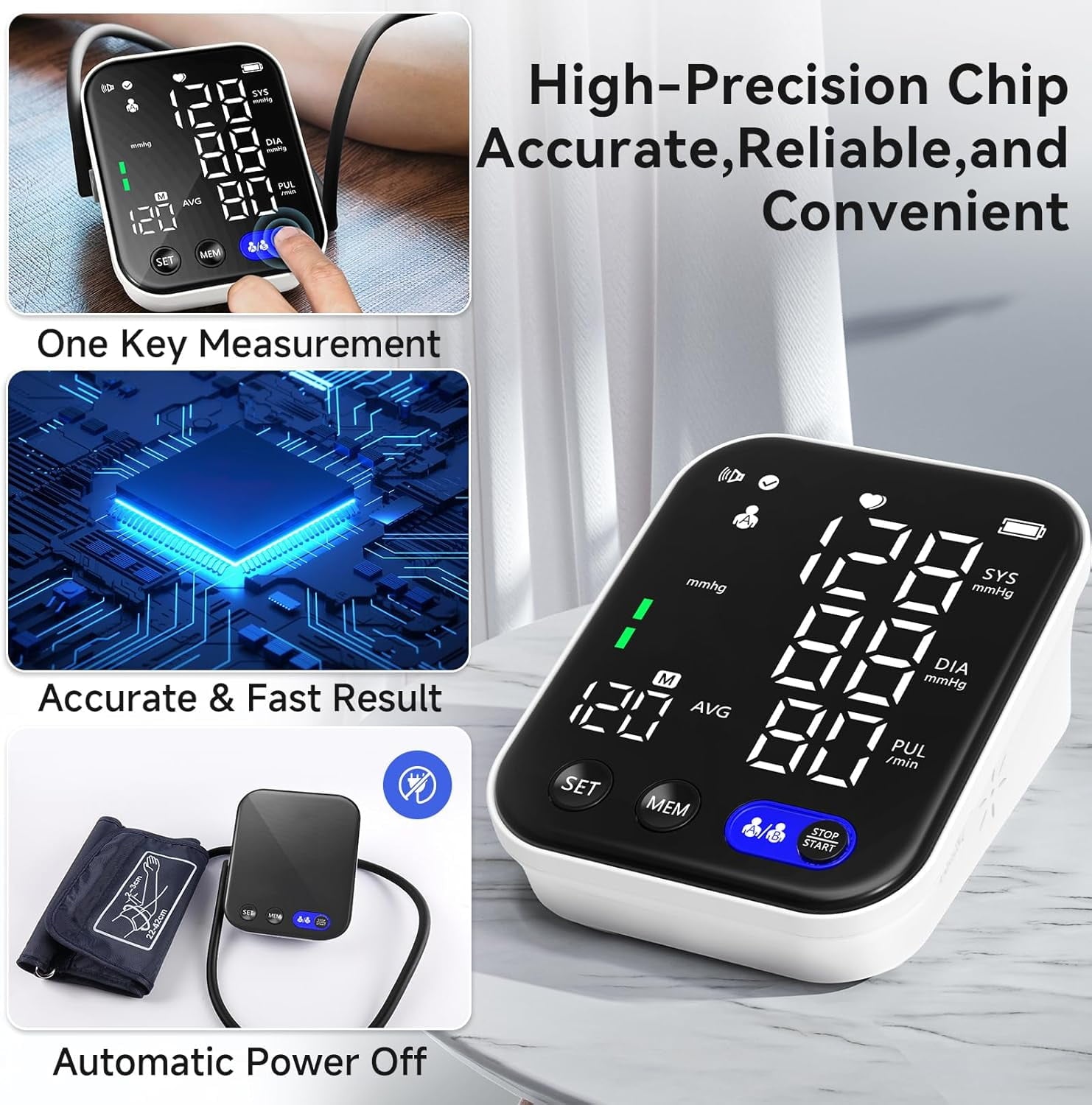 JKL Medical™ Blood Pressure Monitor