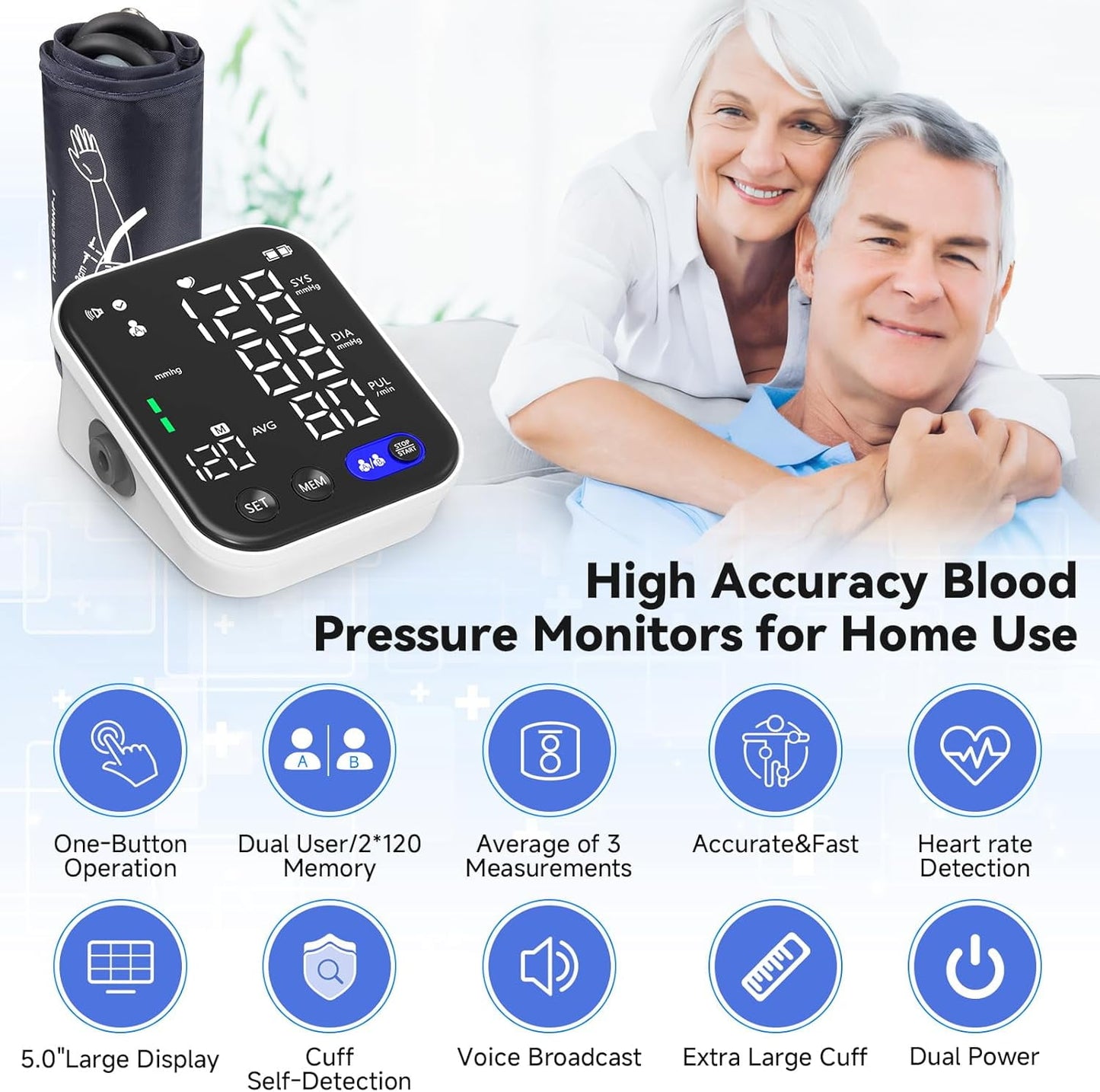 JKL Medical™ Blood Pressure Monitor