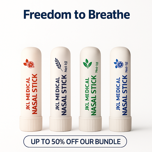 JKL Medical™ Nasal Stick 4 Pack