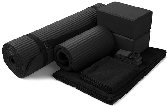 JKL Medical™ 7-Piece Yoga Mat Set